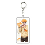 AOOKMIYA ART+ Creative Gifts Blue Lock Isagi Yoichi Acrylic Anime Keychain Bag Charms Pendant Jewelry Cute Creative Key Ring Friends Gift Figure Cartoon