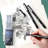 Black Needle Pen Art Special Waterproof Hook Pen Comic Design Hand-painted Sketch Pen Painting Tracing Student Stationery