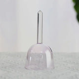 Quartz Transparent Hand Held Crystal Singing Bowl Color Handmade 7 Tone Yoga Meditation Bowl Decompression Percussion Instrument