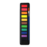 AOOKMIYA 12color Solid Watercolor Paint Not Easy To Waste Portable Durable Outdoor Sketching Travel Painting Illustration Design Manicure  AOOKMIYA.COM