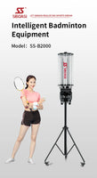 B-2000 Factory Cheapest Siboasi Badminton Machine Shuttlecock Badminton Shooting Machine For Sports Club