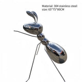 Ant stainless steel outdoor garden lawn square Animal park hotel lobby water feature sculpture ornament