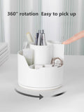 Large Capacity Rotating Pen Holder  Kawaii Stationery Desk Organizer Pencil Case for Boys and Girls Office Pen Holder