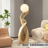 AOOKMIYA ART+ Creative Gifts Aesthetic Miniature Luxury Art Figurines Creative Miniatures with Night Light Modern Sofa Beside Home Decoration Funny Gifts