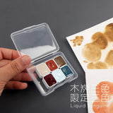 AOOKMIYA Schmincke Liquid Charcoal Pigment Subpackage 1ML/2ML Watercolor Pigment Liquid Blood Red Carmine Art Student Painting Supplies