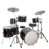 HUASHENG Musical Professional Adult Jazz Drum Set 7 Piece Drum Set  3 Cymbals Best-Selling Percussion Instrument