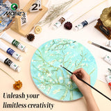 AOOKMIYA 50ml Marie's Oil Paints,Professional Oil Based Pigments Art Supplies for Craft Painting,Rich Colors,Gifts for Artist,Beginners