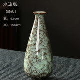 Minimalist Glaze Ceramic Vase, Creative Home Ornament, Small Flower Arrangement, Living Room Decoration, Kiln