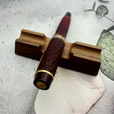 WingSung 630 Hammer Pattern Fountain Pen Iraurita 0.5mm NO.8 Nib Piston Resin Gold Clip Pen Stationery Business Writing Gifts