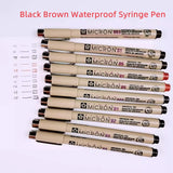 Drawing Tools  Black Waterproof Pen   Office Utensils Watercolor Pens  Waterproof Outlining Pens for Drawing  Neutral Pens