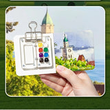 18/15 Style Color Box Mini Watercolor Pigment Packaging Box Acrylic Material Exquisite and Compact Portable and Portable