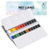 AOOKMIYA MeiLiang 24 Watercolor Paint Set, Solid Watercolor Pigment for Painting Artists School Supplies AOOKMIYA.COM
