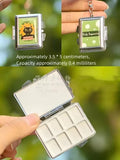 Mini Cat Pigment Box Pendant Watercolor Packaging Iron Box Portable Pigment Box Color Palette Hand Account Artifact