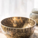 Nepalese Full Moon Chanting Healing Bowl Set Brahman Meditative Meditative Bowl Bronze Percussion Instruments Singing Bowl