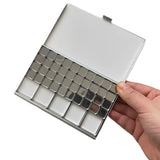 AOOKMIYA Empty TN Magnetic Watercolor Box Portable Travel Paint Dispenser Box Palette Iron Box Beginner Students Art Supplies