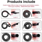 AOOKMIYA For BYD Atto3 /Yuan Plus / BYD Seal U/ Song Plus 2020-2025 Door Seal Sunroof Seal Wind Noise Reduction Kit