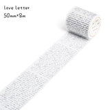 Antique Hand Account Material and Paper Tape European and American Retro English Text Hand Account Decorative Stickers