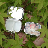 Watercolor paint palette portable art transparent acrylic mini painting Iron box high-value moisturizing color palette