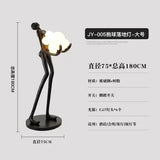AOOKMIYA ART+ Creative Gifts Modern Humanoid Art Sculpture Creative Floor Lamp Home Exhibition Hall Hotel FRP Large Decorative Figure Ornaments
