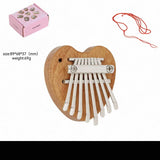 AOOKMIYA ART+ Creative Gifts 8 Key Mini Wooden Kalimba High Quality Exquisite Finger Thumb Piano Marimba Musical Good Accessory Pendant Gift