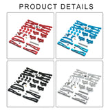 Metal Suspension Arm Support & Hub Carrier for JLB Racing CHEETAH J3 1/10 RC Car - Upgrade Parts for DIY Enthusiasts