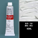 AOOKMIYA Windsor&Newton 45/170ml Single Oil Paint Painter Special Aluminum Tubular Oil Paint Paint for Beginners Art Painting Supplies