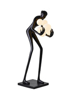 AOOKMIYA ART+ Creative Gifts Creative humanoid sculpture floor lamp ball designer exhibition hall living room lobby large figure FRP ornaments