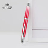 JINHAO 10 Press Fountain Pen Retractable EF/F Nib Metal With Clip Writing Ink Pen Converter School Supplies Stationery PK A1 A2