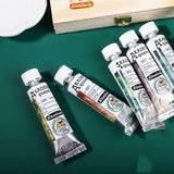 AOOKMIYA Schmincke College-level Layered 6-color Watercolor Paint Texture Painting Precipitation Color Sub-pack Acuarela Art Supplies