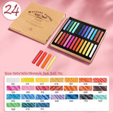 AOOKMIYA Marie's Soft Chalk Pastels,12/24/36/48 Colors,Drawing Stick for Artist,Professional,Pigment Painting Pen Tool,Powder Color Pens