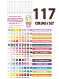 Languo 45-171 Colors Soft Brush Acrylic Marker Pen Set,DIY Hand Drawn,Student Graffiti Paint Art Acrylic Paint Pens