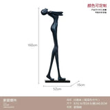 Hotel Lobby Large Figure Floor Ornaments Sales Office Model Room Window Abstract Art Soft Decoration Sculpture