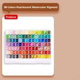 AOOKMIYA 20/36/98 Color Pearlescent Watercolor Paint- Intense Sparkle Light Fastness Metallic Watercolor Paint Set Glitter Solid Pigments  AOOKMIYA.COM