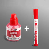Black Ink for Whiteboard Markers Erasable Large Capacity Refill 12ml Red Blue Water-based Students Color pen and ink stationery