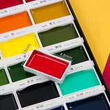 AOOKMIYA Kuretake Solid Watercolor Paint Set 12/24/36/48 Colors Professional Water Color Paints For Painting Art Supplies  AOOKMIYA.COM