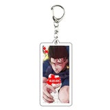 AOOKMIYA ART+ Creative Gifts Blue Lock Isagi Yoichi Acrylic Anime Keychain Bag Charms Pendant Jewelry Cute Creative Key Ring Friends Gift Figure Cartoon