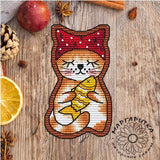 AOOKMIYA Plastic aida Cross Stitch Kit Package Needlework Counted Cross-Stitching Kits Embroidery refrigerator magnet animals styles