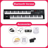 Double Key Adult Electric Organ 88 Keys Children Beginners Portable Professional Keyboard Piano Multifunctional Midi Controller