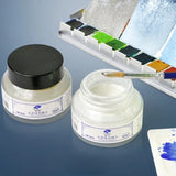 AOOKMIYA Rubens 50ml/bottle Watercolor Pearlescent Medium Agent Watercolor Pearlescent Glitter Effect Medium Painting Supplies