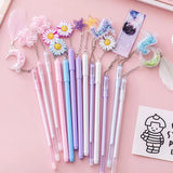 Pen  36pcs cartoon style neutral  cute super cute creative girl heart high value  stationery black water  signature  t