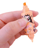New Cartoon Kuromi Candy Fluorescent Pen Macaron Double Head Marking Pen Oblique Head Fluorescent Pen Student Stationery Gift