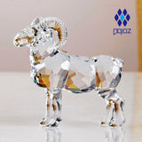 Crystal Dog Figurine for Birthday Gifts Chinese Zodiac Animal Art Craft Lucky Fortune Desktop Decor for Home Office Display
