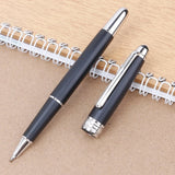 Quality M B 163 Black Ballpoint Rollerball Pen Platinum Coated Metal Ultra Black White Gel Pen for Writing