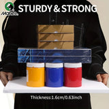 AOOKMIYA Marie's 2 Pack 8 Sizes Blank Stretched Canvas Bulk White Prepared Mini Framed Boards for Painting,Drawing,Oil,Acrylic,Tempera