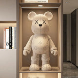 Bear Landing Figurine Decoration Resin Material Ornaments Sculpture Beside The TV Cabinet in The Living Room Festival Gift