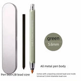 All Metal 5.6mm Thick Movable Pencil  Magic Rainbow Pen Engineering Pen Drawing Pen Student Supplies   Mechanical Pencil
