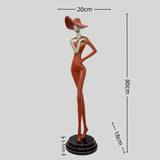 Character Figurines Luxury Miniatures for Living Room Modern Art Ornaments Creative Sculptures Funny Gifts Home Decoration