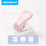 AOOKMIYA Mini Single-hole Punch Portable Positioning Diy Handbook Loose-leaf Book Binding Stationery Watercolor Paper Punching Tool