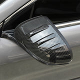 AOOKMIYA For BYD Atto3 Atto 3 Yuan Plus 2022 2023 Accessories Car Rear Side View Rearview Mirror Cover Trim Imitation Carbon Fiber