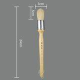 Thickened Oil Painting Brush Large Oil Brush with Pig Bristle Acrylic Paintbrush  Oil Painting Brush Round Head Brush Brushes